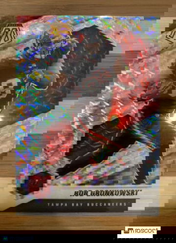 🔥2021 Panini Mosaic Rob Gronkowski Silver Mosaic #188 Tampa Bay Buccaneers