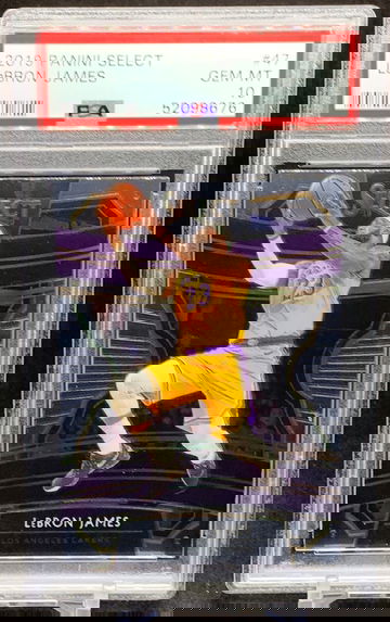 Lebron James PSA 10 2019-20 Panini Select 2019 Concourse #47 Los Angeles Lakers