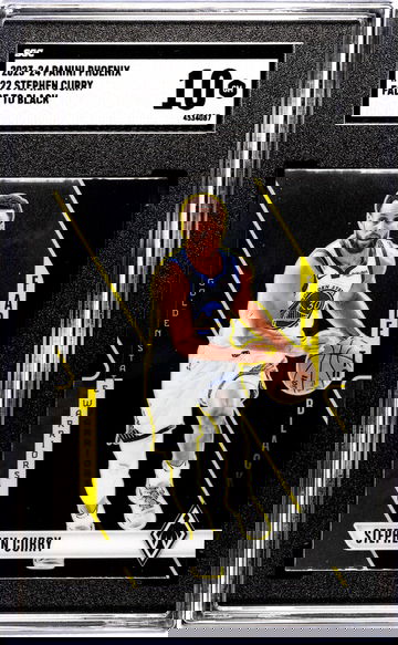 2023-24 Panini Phoenix #22 Stephen Curry Fade To Black SGC 10