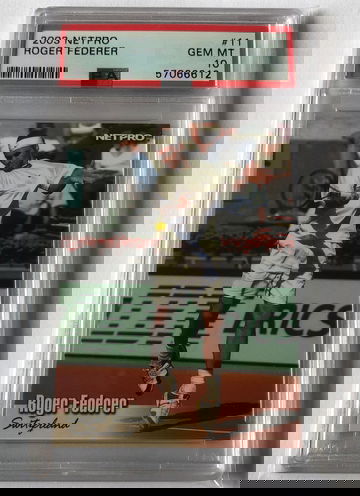 2003 Netpro #11 Roger Federer PSA 10 Tennis Rookie Card Switzerland Swiss