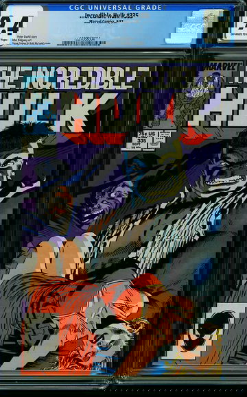 INCREDIBLE HULK #335, CGC 9.4 NM