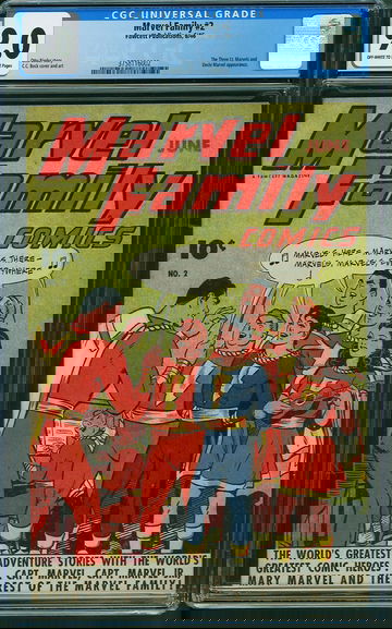 MARVEL FAMILY #2, CGC 9.0 VFNM