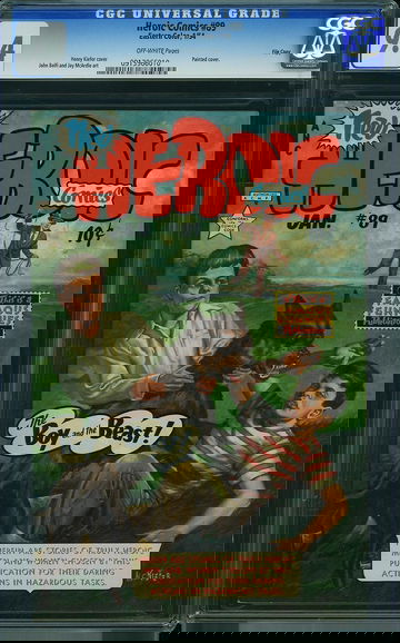 HEROIC COMICS #89, CGC 9.4 NM