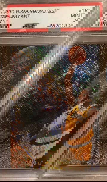 Kobe Bryant 1997 Flair Showcase Row 1 #18 - PSA 9