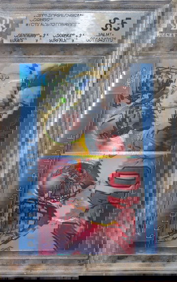 2001 Topps Chrome Combos Drew Brees Mike Alston #TC15