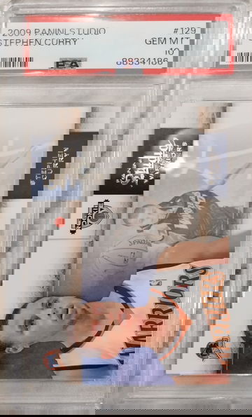 Stephen Curry 2009 Panini Studio Psa 10 Gem Mint 