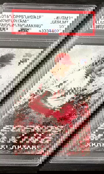 2018 Topps Update Shohei Ohtani Legends in the Making PSA 10