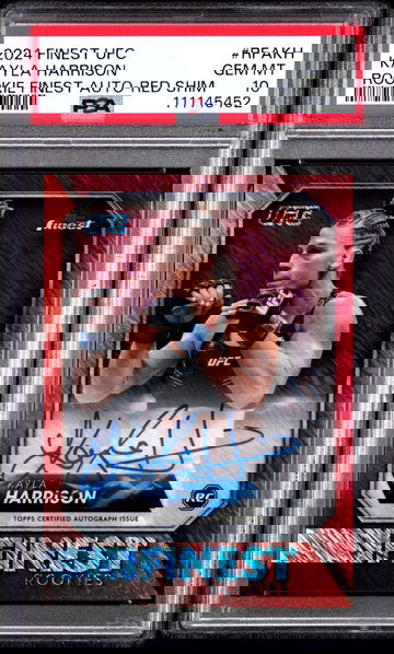 2024 Finest #RFA-KH Kayla Harrison Rookie Finest PSA 10