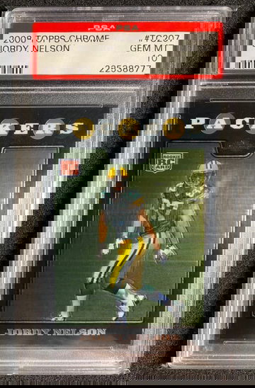 2008 Topps Chrome Jordy Nelson RC Rookie PSA 10 Packers #TC207