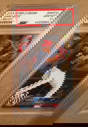 Juan Soto Topps Chrome Update Rookie PSA 10