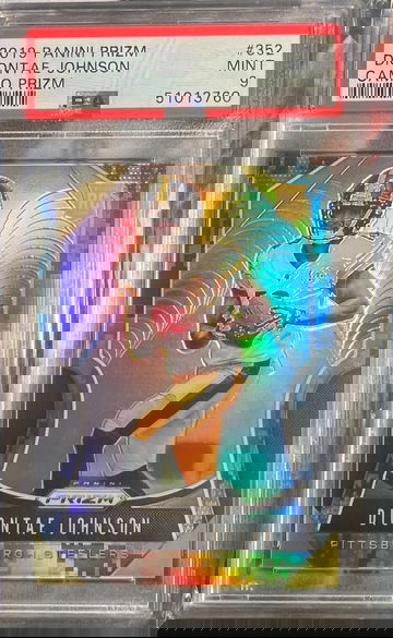 DIONTAE JOHNSON 2019 PANINI PRIZM CAMO PRIZM ROOKIE /25 RC AUTOGRAPH PSA