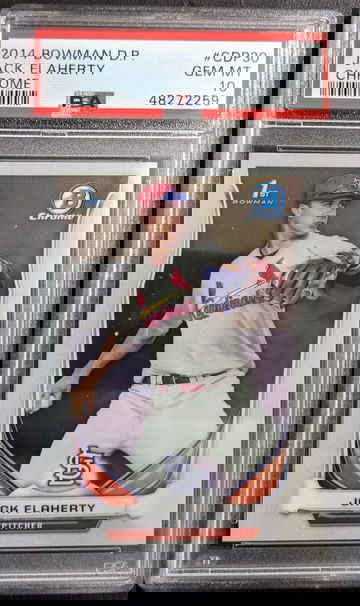 2014 Bowman Draft Picks Chrome #CDP30 Jack Flaherty RC PSA 10 Cardinals