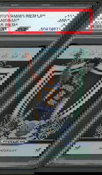 2019 Panini Prizm Draft Picks #11 Ja Morant Silver Prizm PSA 9