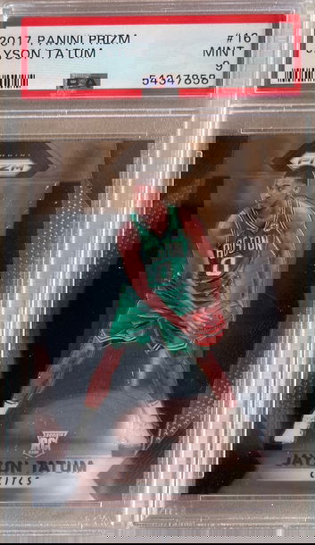 2017 Prizm Jayson Tatum PSA 9
