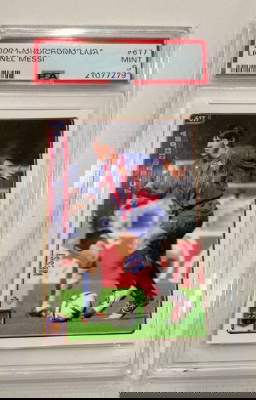 2004 Mundichromo Liga Lionel Messi RC PSA 9