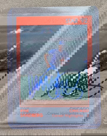 Ryne Sandberg Autographed 92 Star Co. Card! Cubs HOFer!