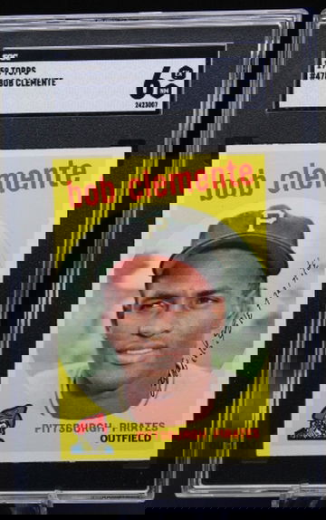 1959 Topps Roberto Clemente SGC 6