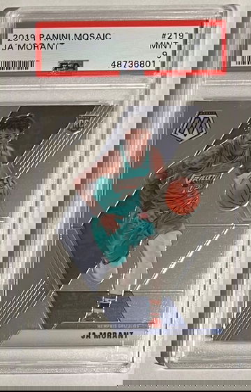 2019 Mosaic Ja Morant Rookie PSA 9 Grizzlies