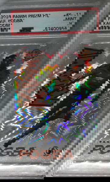 Paul Pogba 2019 Prizm EPL #K11 - Kaboom! - PSA 9 MINT (Pop 4)