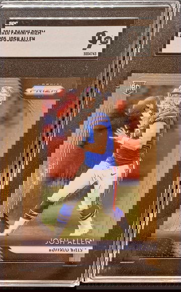 Josh Allen 2018 Prizm Rookie  #205 SGC 9