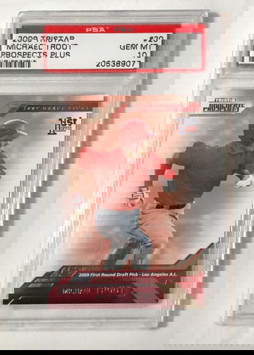 2009 TRISTAR MICHAEL TROUT #20   PSA GMT-10