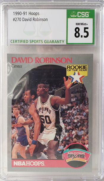 1990-1991 Hoops David Robinson #270 CSG 8.5
