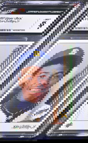 1989 UPPER DECK KEN GRIFFEY JR. #1 CGC 9 BS.C3.51