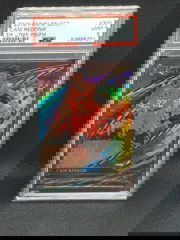2019-20 Cam Reddish Select Courtside Tie-Dye Prizm Rookie /25 PSA 9 (Pop 9)