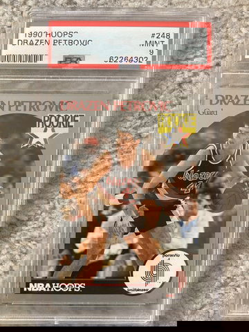 1990 Hoops Drazen Petrovic Mint 9 PSA Rookie RC