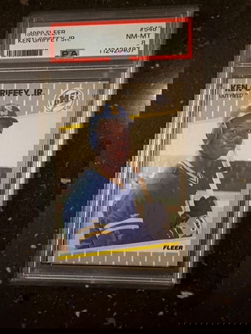 1989 Fleer Ken Griffey Jr. #548 PSA 8 (Cert #112428487)