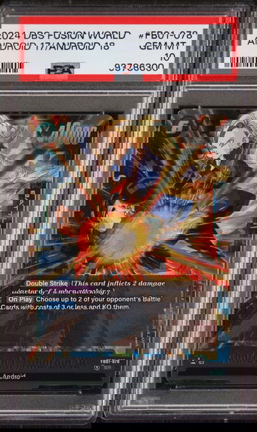 2024 DBS Fusion World Android 17/Android 18 #FB01-078 PSA 10