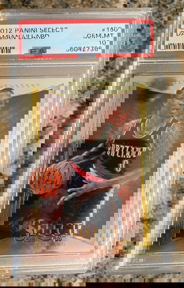 2012 Panini Select Damian Lillard  #150 PSA 10