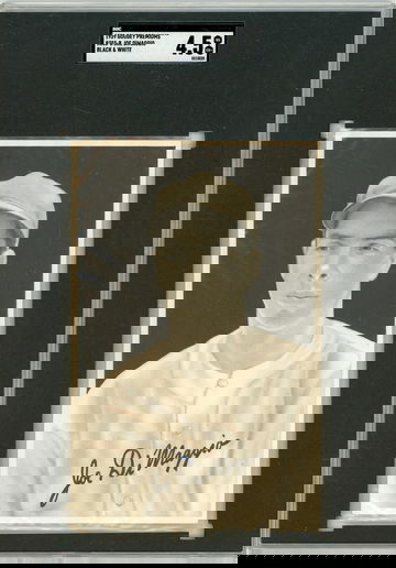 1939 Goudey Premiums Joe Dimaggio #R303-B Black & White SGC 4.5 P1371