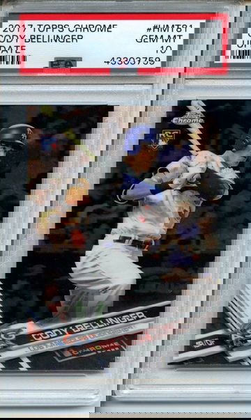 2017 Topps Chrome Update Cody Bellinger #HMT81 PSA Gem Mint 10
