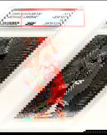 1996 Fleer Metal Michael Jordan PSA 10 #11