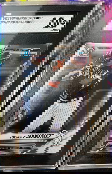 2021 Bowman Chrome BCP-40 Yolbert Sanchez SGC 10