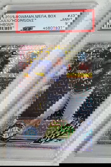 2019 Bowman Mega Box Julio Rodriguez RC PSA 9