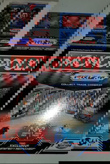 Monopoly Game and 2021-22 Prizm lot