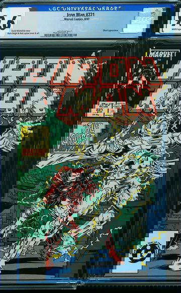 IRON MAN #221, CGC 9.6 NM+