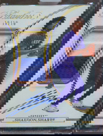 2022 Flawless Collegiate Shaedon Sharp Gold RPA /10