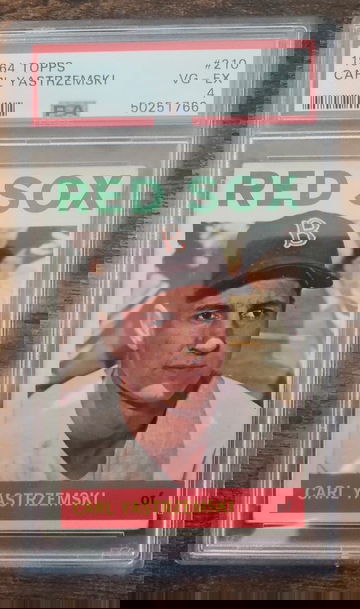 1964 topps yastrzemski psa 4