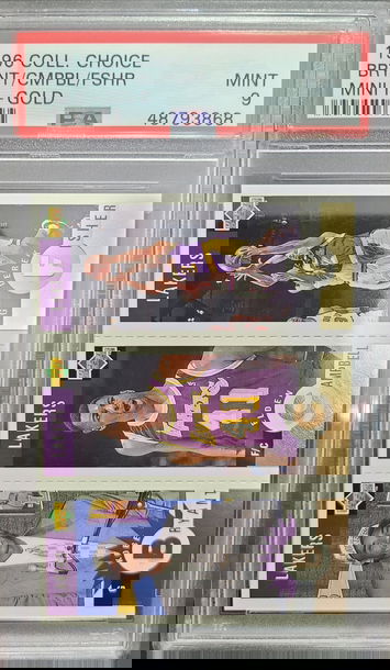 Kobe Bryant 1996 UD Collector's Choice GOLD Mini II PSA 9 Mint RC Rookie Card