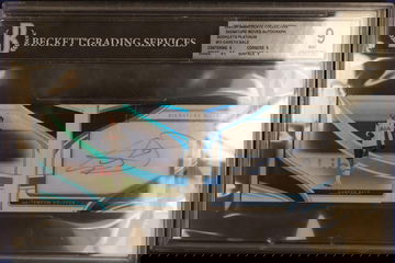 2023 Panini Immaculate SMA-GBA Gareth Bale Signature Moves 1/1 Beckett 9 Mint Tottenham Hotspur Auto