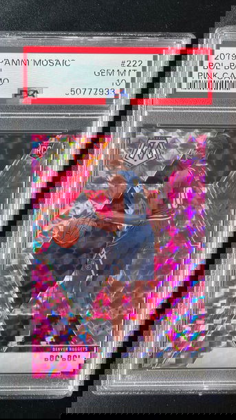 2019 Mosaic Bol Bol Pink Camo PSA 10