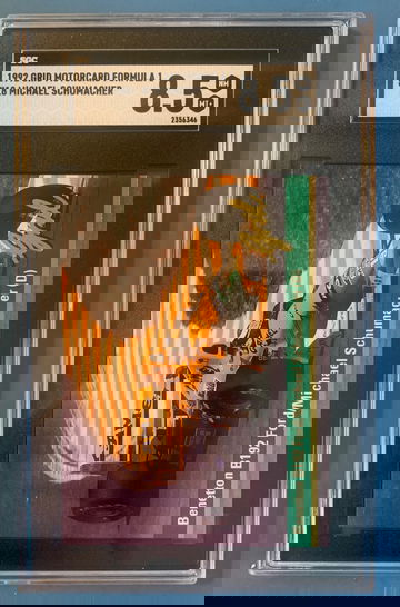 1992 grid formula one Michael Schumacher sgc 8.5 