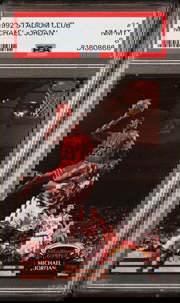 1992 Stadium Club Michael Jordan #1 PSA 8 [BK-1A.7]