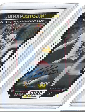 JAHAN DOTSON 2023 SCORE AUTOGRAPH AUTO -COMMANDERS!!