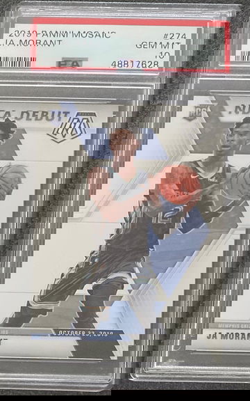 2019 Panini Mosaic Ja Morant Base PSA 10