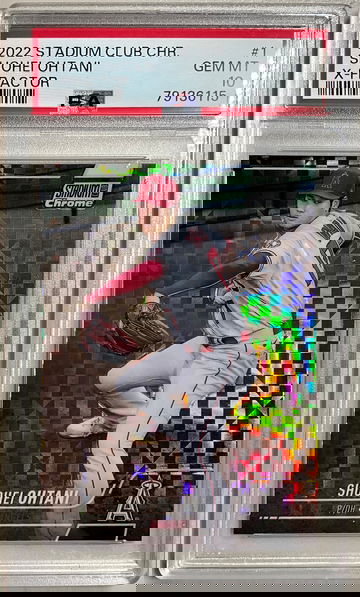 2022 STADIUM CLUB CHR #1 SHOHEI OHTANI X-FRACTOR GEM MINT