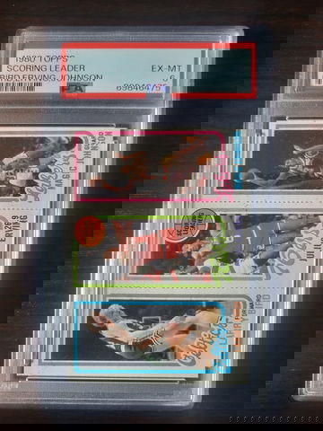 1980 Topps Larry Bird / Magic Johnson Rookie PSA 6 EX-MT 